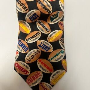 Vintage NFL TEAM TIE 1990's Neck TIE 49ers Dolphins Jets Chiefs 58 Inch